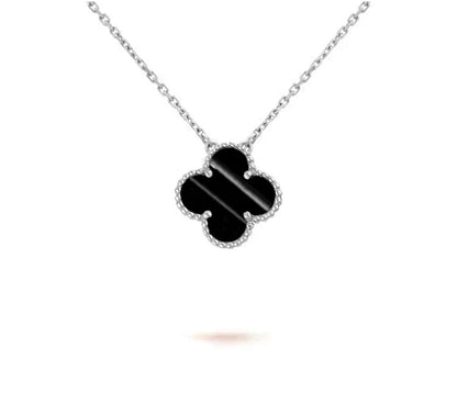 [Luxora]CLOVER 15MM NECKLACE SILVER COLLECTION