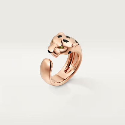 [Luxora]PANTHERE SPOTTED MEDIUM RING