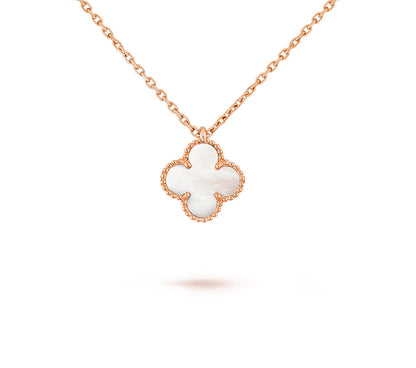 [Luxora]CLOVER MINI 9.5MM CARNELIANS NECKLACE COLLECTION