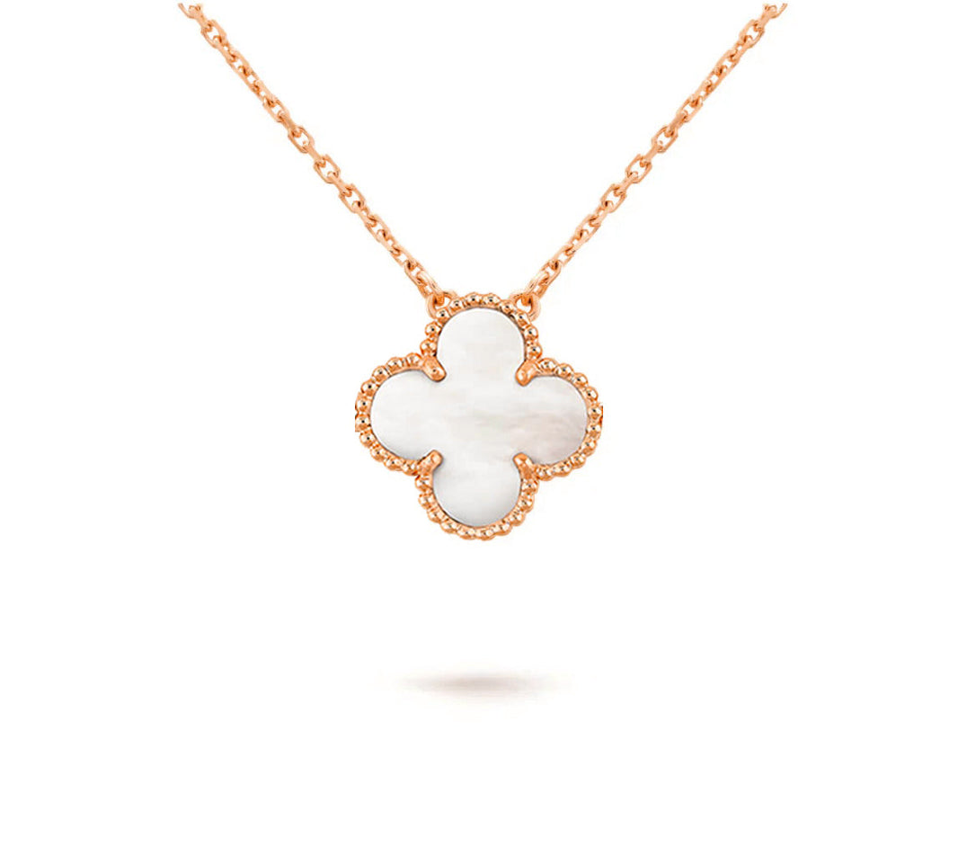 [Luxora]CLOVER 15MM SINGLE FLOWER NECKLACE COLLECTION