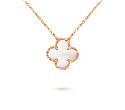 [Luxora]CLOVER 15MM SINGLE FLOWER NECKLACE COLLECTION