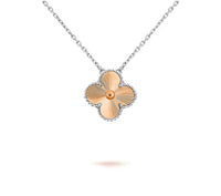 [Luxora]CLOVER 15MM NECKLACE SILVER COLLECTION