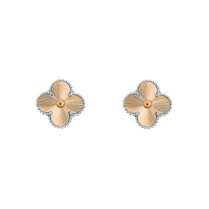 [Luxora]CLOVER SILVER 15MM EARRINGS COLLECTION