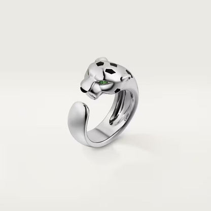 [Luxora]PANTHERE SPOTTED MEDIUM RING
