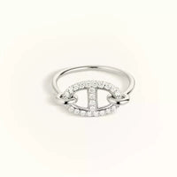 [Luxora]RONDE SMALL SILVER DIAMOND RING