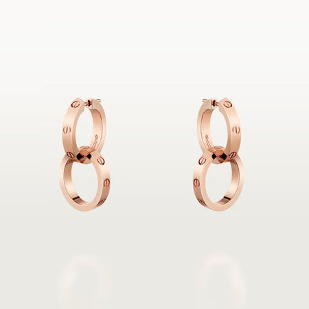 [Luxora]LOVE 3.3MM DANGLE EARRINGS