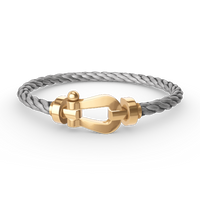 [Luxora]FORCE LARGE HORSESHOE NO DIAMOND BRACELET GOLD