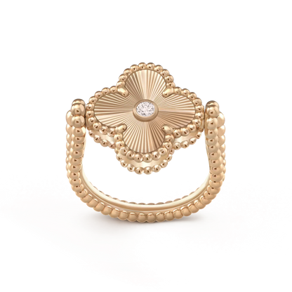 [Luxora]CLOVER RIVERSIBLE RING GOLD COLLECTION
