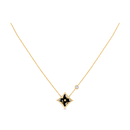 [Luxora]STAR SCHWARZE MOP-HALSKETTE