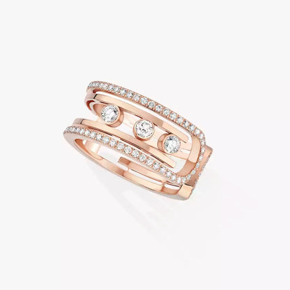 [Loxura]Move 10th Diamond Ring in Gold