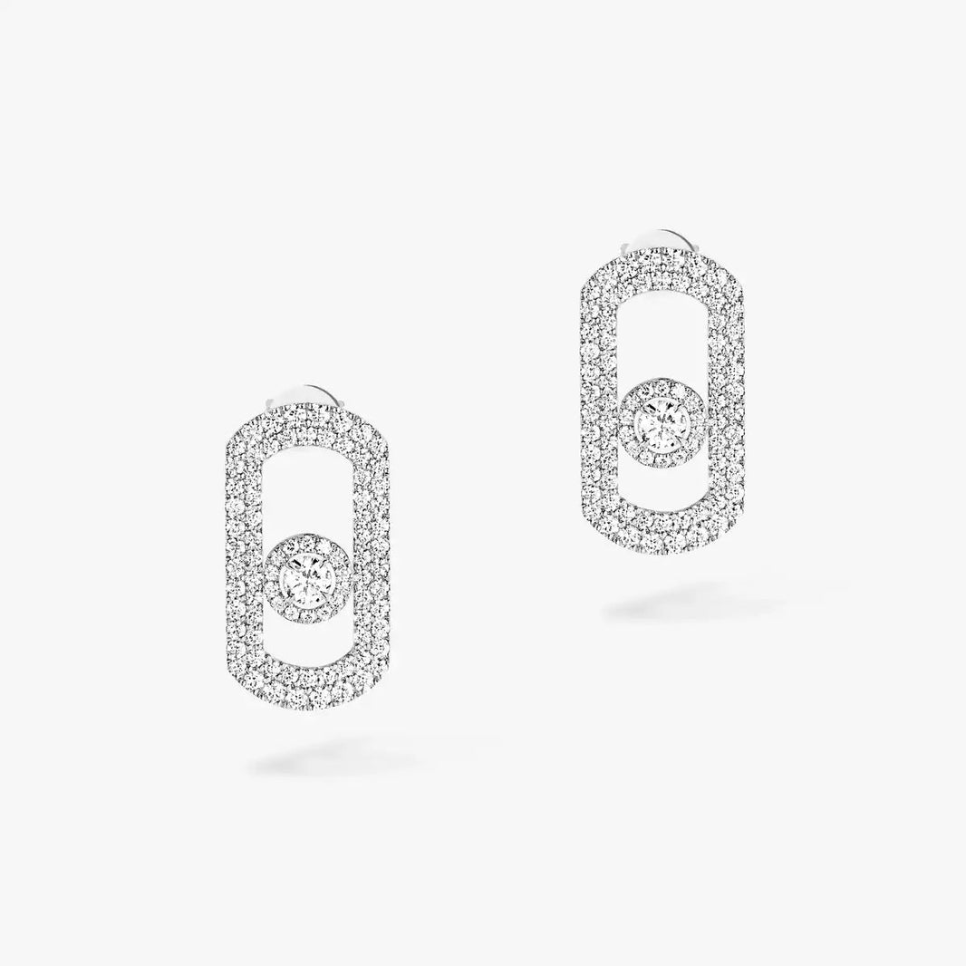 [LUXE]So Move Pave_-Set Diamond Earrings in Silver