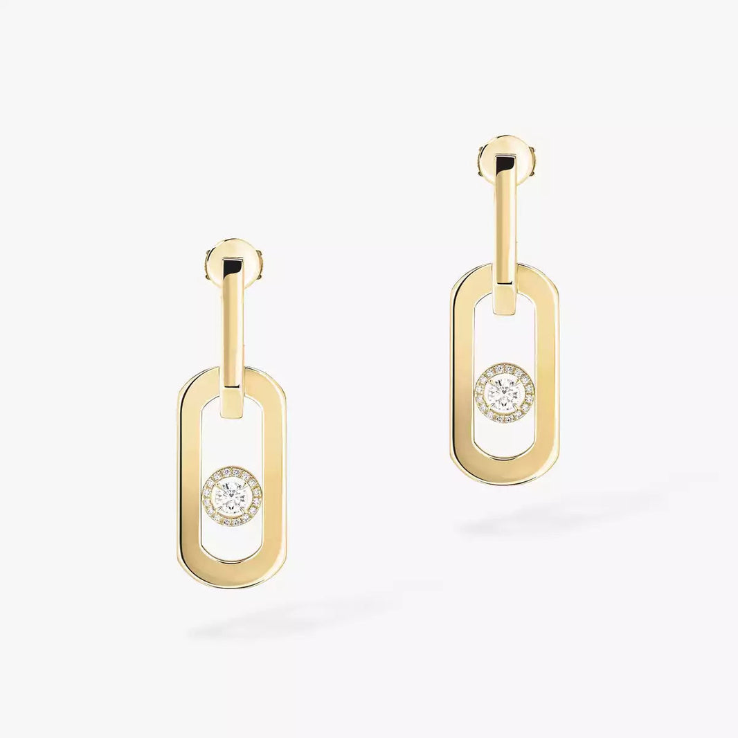 [Loxura]So Move XL Diamond Pendant Earrings