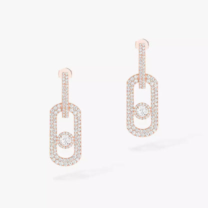 [LUXE]So Move XL Pave_-Set Diamond Pendant Earrings