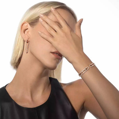 [LUXE]Diamond Pendant Earrings Move 10Th