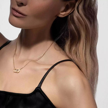 [LUXE]So Move Diamond Necklace in Gold