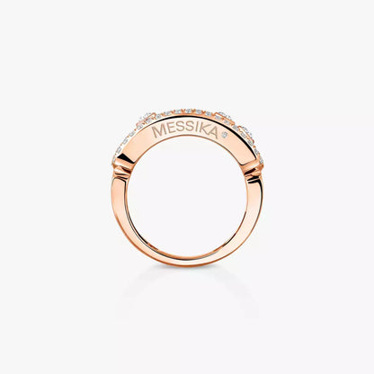 [LUXE] Move Gold Diamond Pave_ Ring