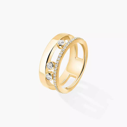 [Loxura]Move Romane Diamond Ring