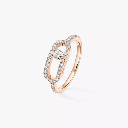 [LUXE]Move Uno Diamond Ring in Gold