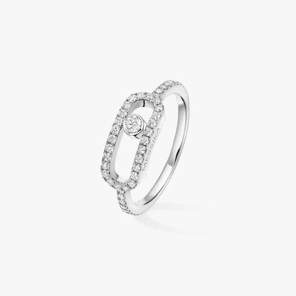 [Loxura]Move Uno Diamond Ring in Gold