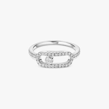 [LUXE]Move Uno Diamond Ring in Gold