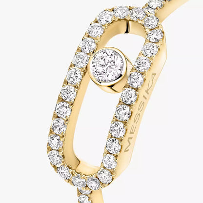 [LUXE]Move Uno Diamond Ring in Gold
