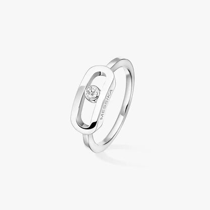 [Loxura]Move Uno Diamond Ring in Gold