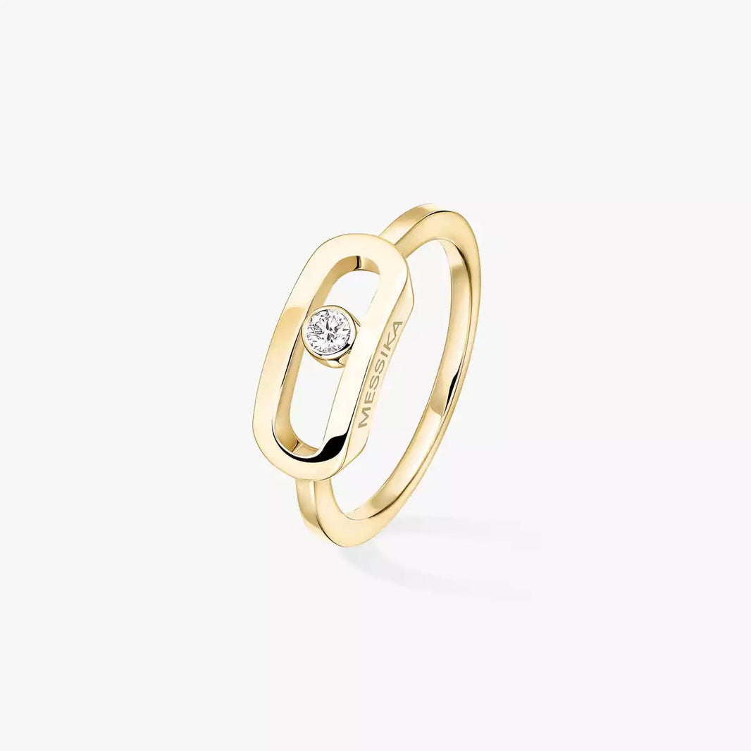 [LUXE]Move Uno Diamond Ring in Gold
