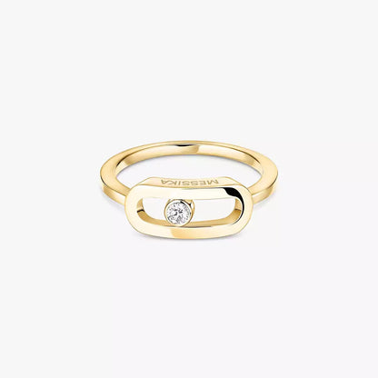 [Loxura]Move Uno Diamond Ring in Gold