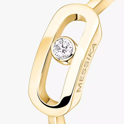 [LUXE]Move Uno Diamond Ring in Gold