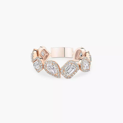 [LUXE]Diamond Wedding Ring My Twin