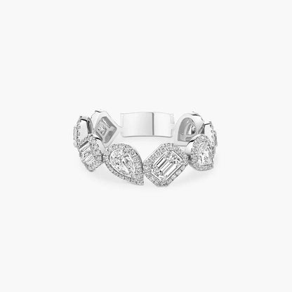 [LUXE]Diamond Wedding Ring My Twin