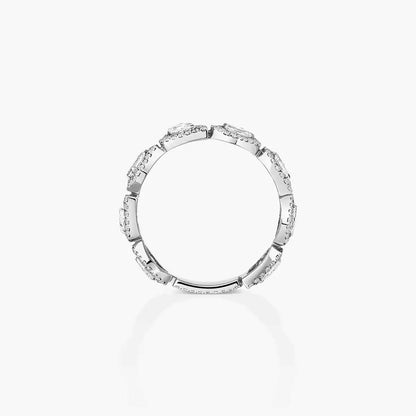 [Loxura]Diamond Wedding Ring My Twin