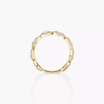 [Loxura]Diamond Wedding Ring My Twin