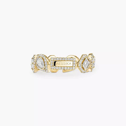 [LUXE]Diamond Wedding Ring My Twin