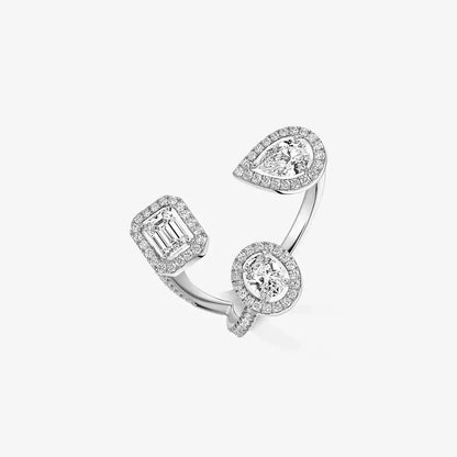 [[Loxura] Diamond Ring 0,25ct My Twin Trilogy