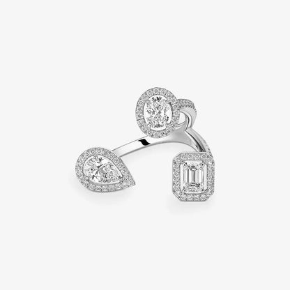 [[LUXE] Diamond Ring 0,25ct My Twin Trilogy