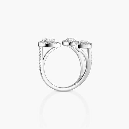 [[Loxura] Diamond Ring 0,25ct My Twin Trilogy