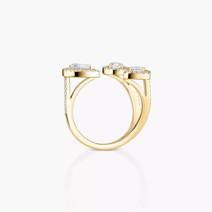 [[Loxura] Diamond Ring 0,25ct My Twin Trilogy