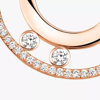 [LUXE]Move Romane Small Diamond Hoop Earrings
