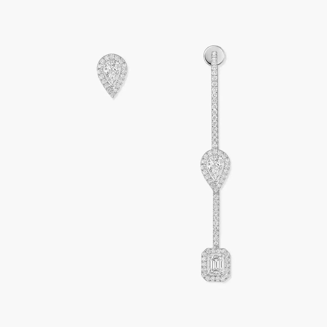 [Loxura]Diamond Drop Earrings My Twin