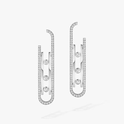 [LUXE]Diamond Pendant Earrings Move 10Th