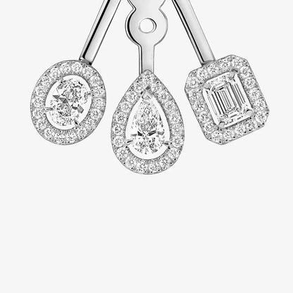 [Loxura] My Twin Trio  Diamond Earrings