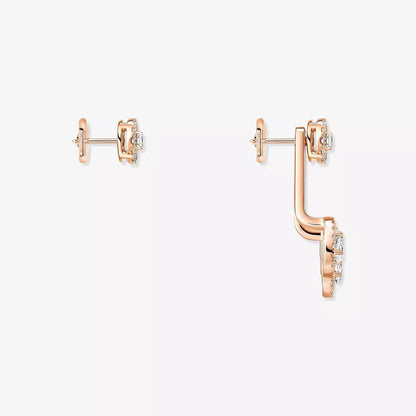[LUXE] My Twin Trio  Diamond Earrings