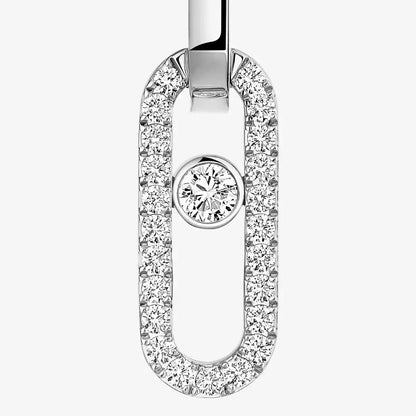 [LUXE]Move Link Diamond Earrings