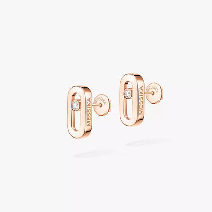 [LUXE]Move Uno Diamond Stud Earrings