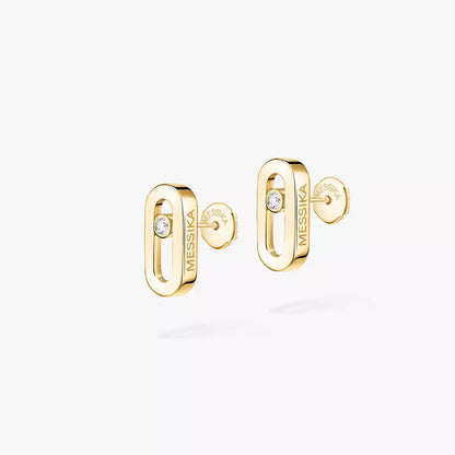 [LUXE]Move Uno Diamond Stud Earrings