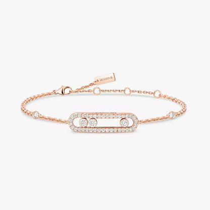 [LUXE]Pavé Baby Move Diamond Bracelet