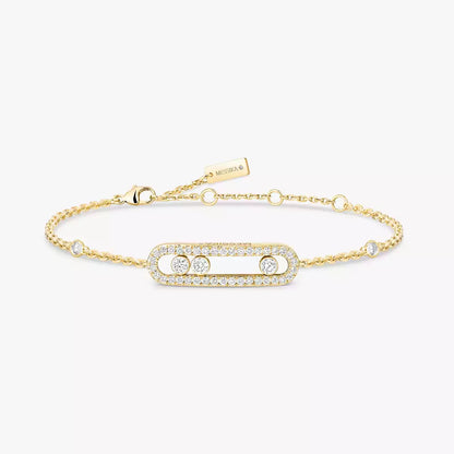 [LUXE]Pavé Baby Move Diamond Bracelet