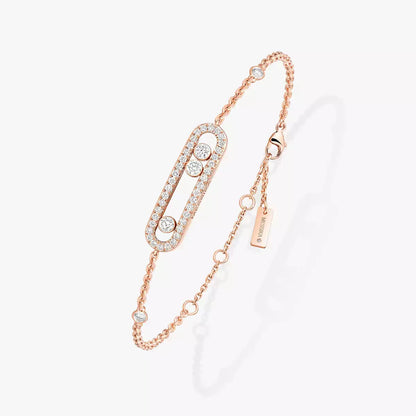[LUXE]Pavé Baby Move Diamond Bracelet