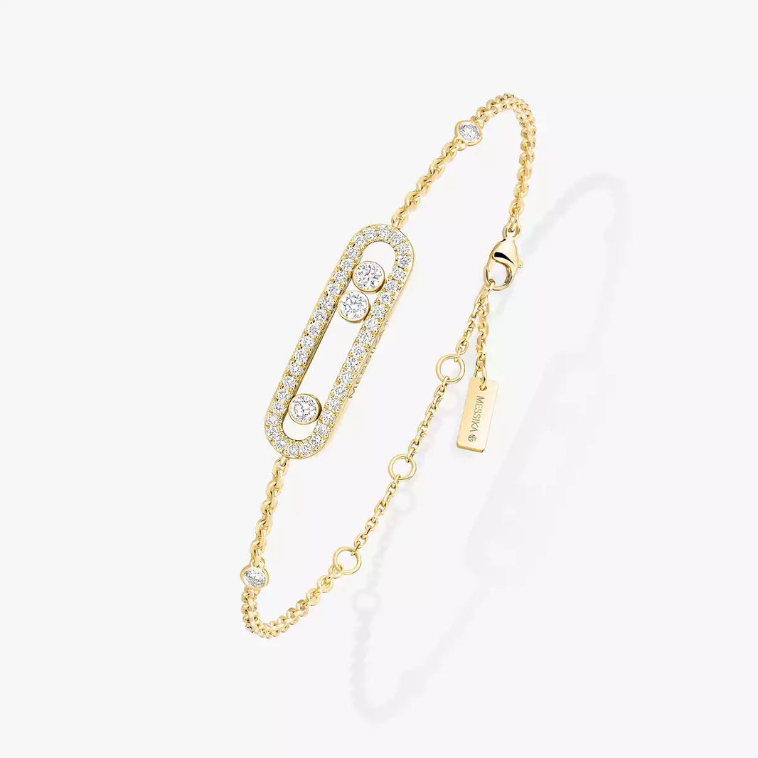 [LUXE]Pavé Baby Move Diamond Bracelet